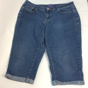 Deja Blue Women's Plus 20 Jeans Capris